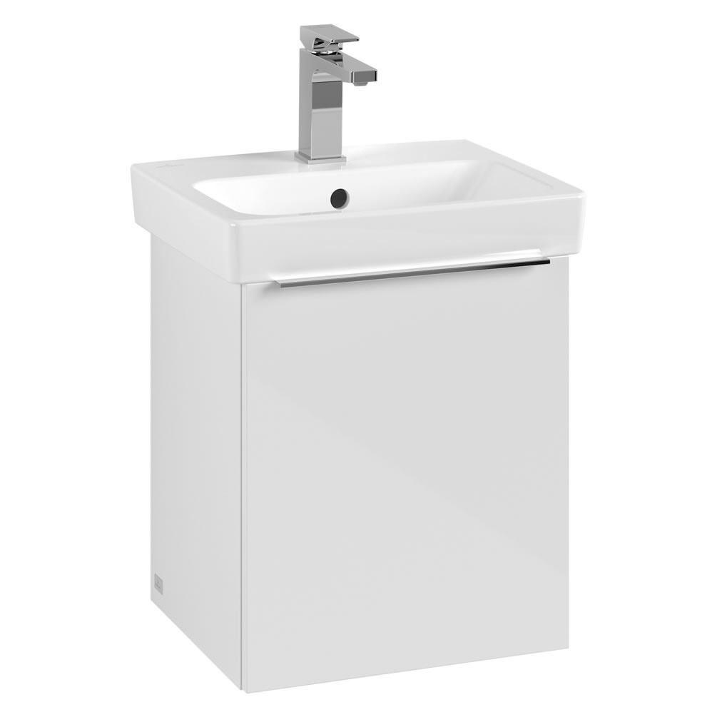 Cutout image of Villeroy & Boch Architectura White 450mm Wall-Hung Vanity Unit & Basin